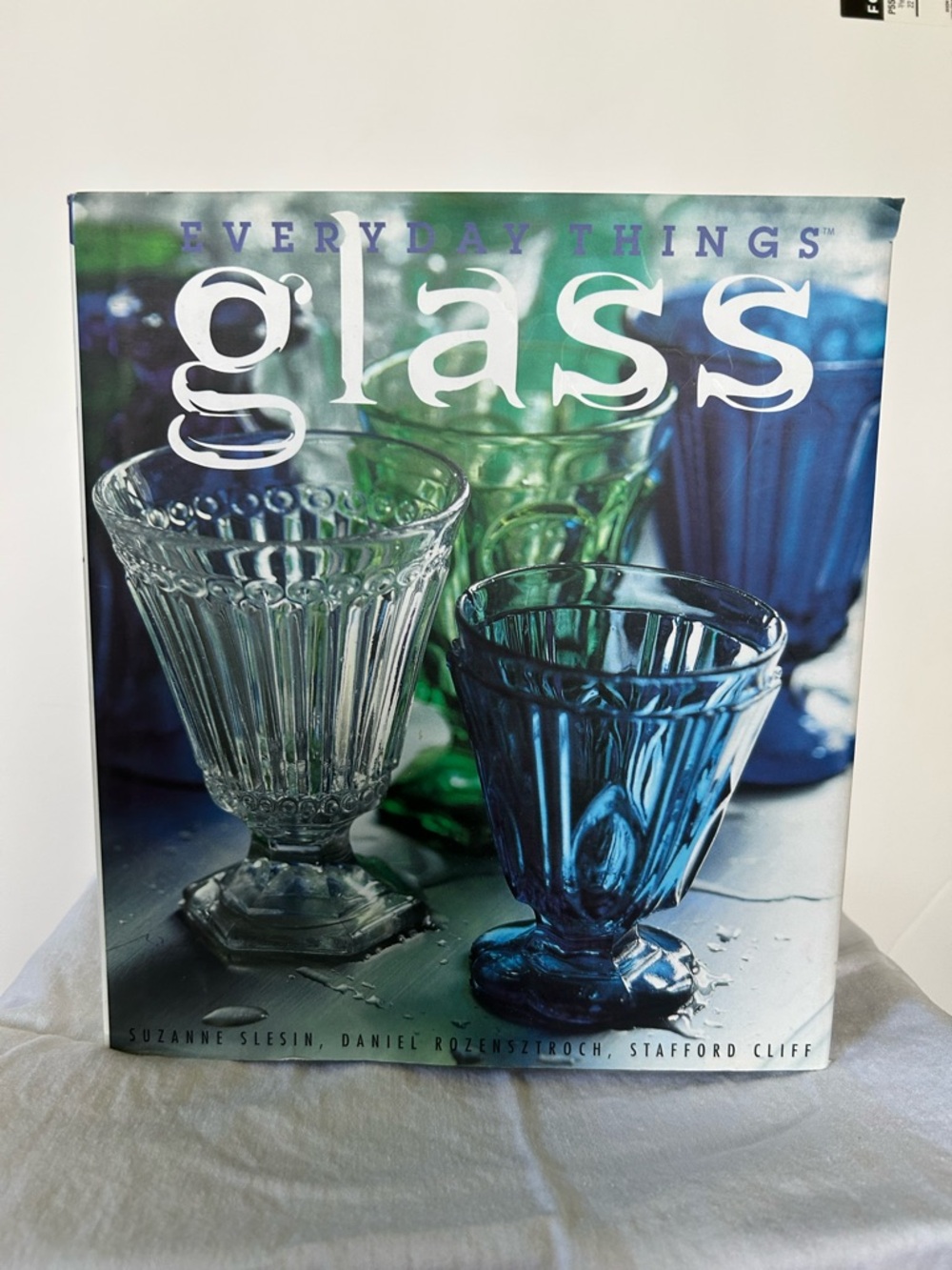 Everyday Things: Glass Hard Cover Book with Dust Jacket